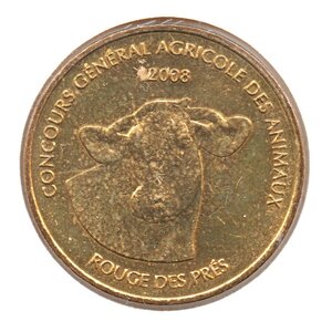 Mini médaille monnaie de paris 2008 - concours général agricole des animaux